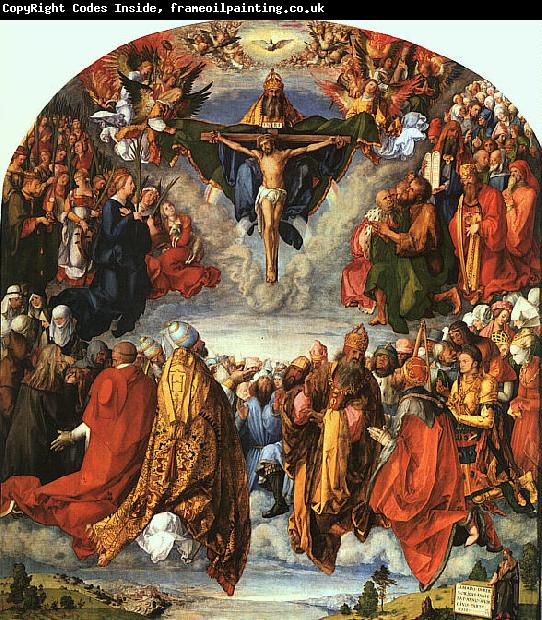 Albrecht Durer Adoration of the Trinity